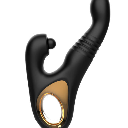 Rimba - Sensual nights SN08 - Stotende Vibrator met Tapping Functie - Zwart-Erotiekvoordeel.nl