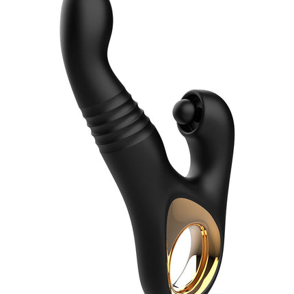 Rimba - Sensual nights SN08 - Stotende Vibrator met Tapping Functie - Zwart-Erotiekvoordeel.nl