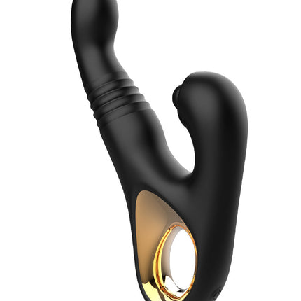Rimba - Sensual nights SN08 - Stotende Vibrator met Tapping Functie - Zwart-Erotiekvoordeel.nl