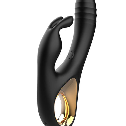 Rimba - Sensual nights SN09 - Stotende Rabbit Vibrator - Zwart-Erotiekvoordeel.nl