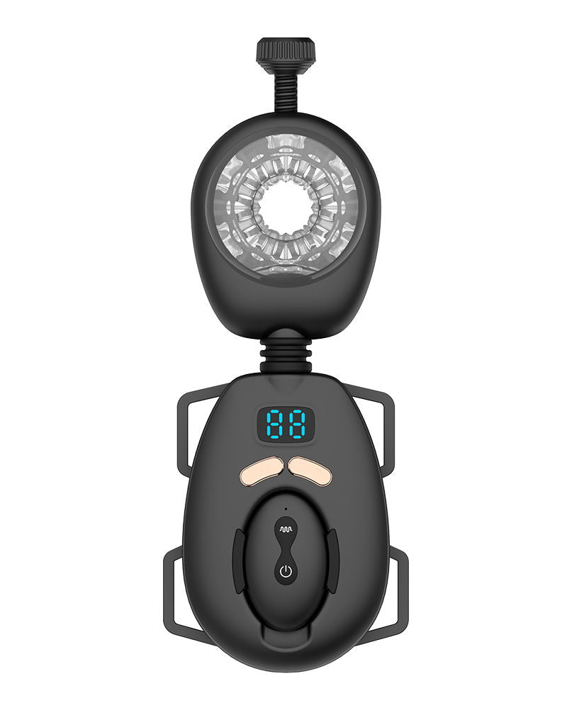 Rimba Toys - Orgastobator 06 - Masturbator met Swingfunctie - Zwart-Rimbastore.com