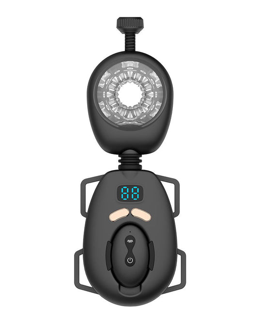 Rimba Toys - Orgastobator 06 - Masturbator met Swingfunctie - Zwart-Erotiekvoordeel.nl