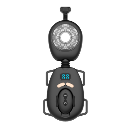 Rimba Toys - Orgastobator 06 - Masturbator met Swingfunctie - Zwart-Rimbastore.com