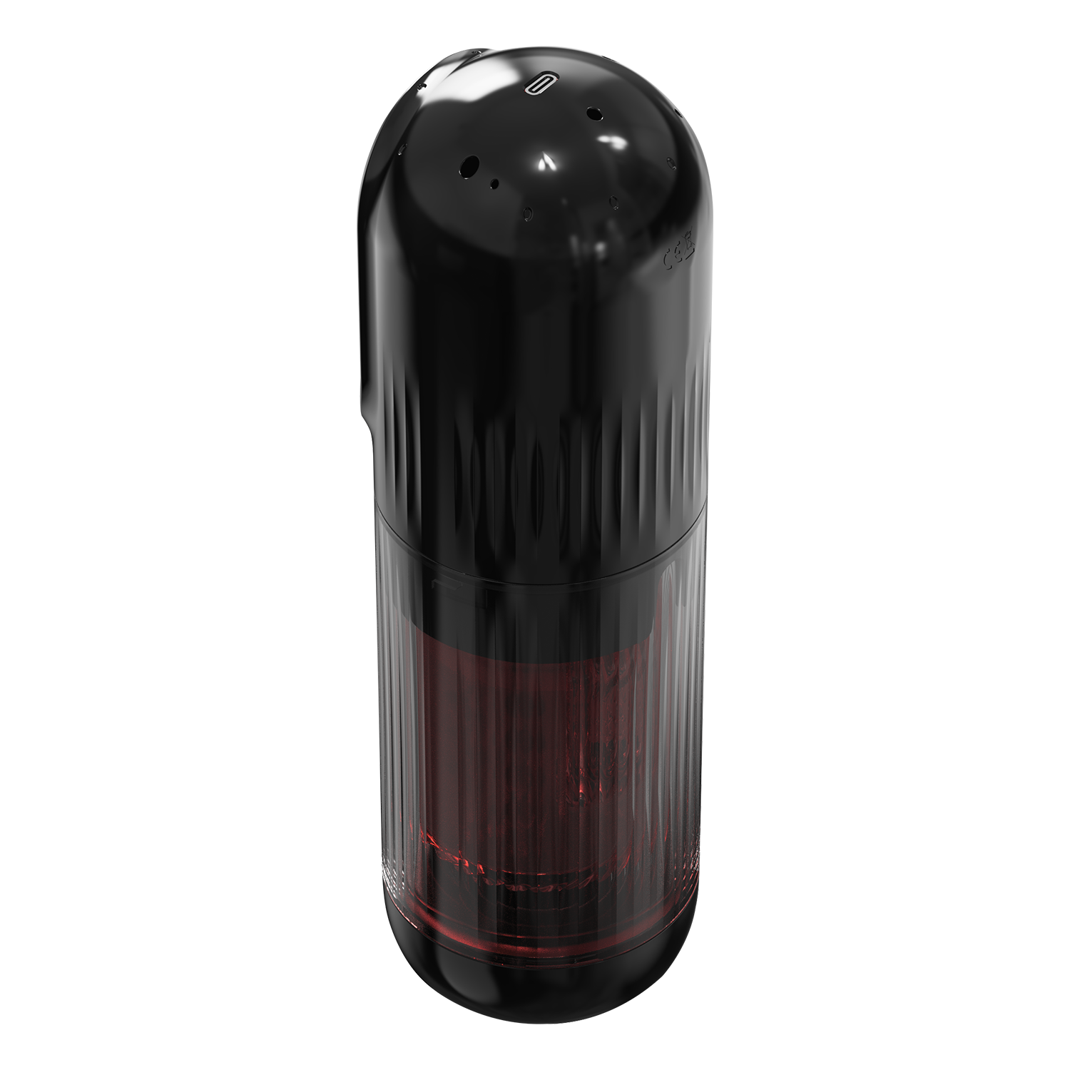 Rimba Toys - Orgastobator 07 - Masturbator - Rood/Transparant-Erotiekvoordeel.nl