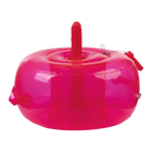 Puf de Dildo Inflable - con Ding Dong y control remoto - Rosa