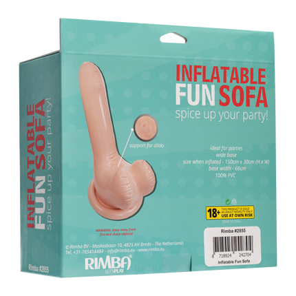 Sofá Divertido Inflable de Pene - ¡Dale Sabor a Tu Fiesta!