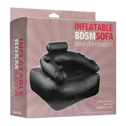 Sofá hinchable BDSM - Total Domination - Negro