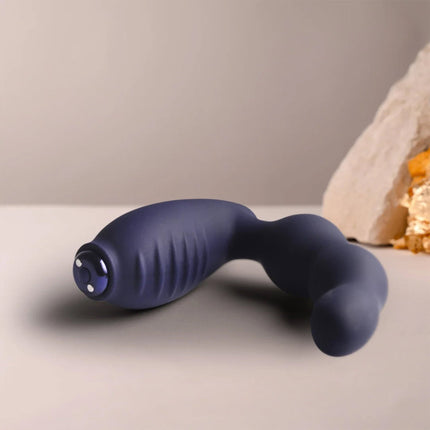 Rocks-Off - Nova Dominion - Gebogen prostaat- en perineumstimulator - Blauw