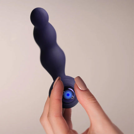 Rocks-Off - Nova Dominion - Gebogen prostaat- en perineumstimulator - Blauw