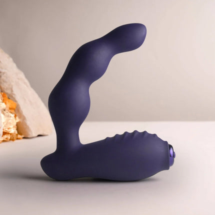 Rocks-Off - Nova Dominion - Gebogen prostaat- en perineumstimulator - Blauw