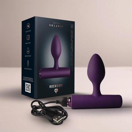 Rocks-Off - Nova Solaris - Slanke Prostaatvibrator - Paars