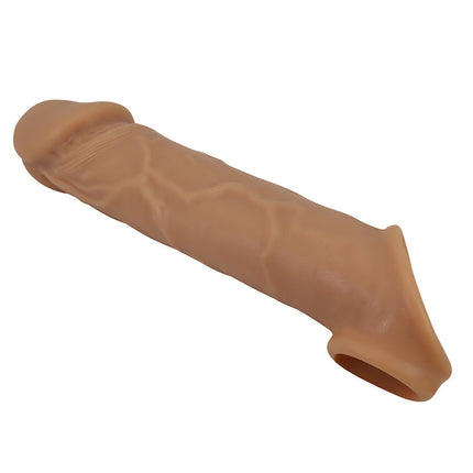 Pretty Love - Lionel - Penis Sleeve - Lichte Huidskleur - TPR - Diameter 4.3 cm x Lengte 20.5 cm-Erotiekvoordeel.nl