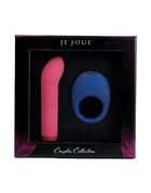 Je Joue - Cadeauset Couples Collection - G-spot Bullet Vibrator & Vibrerende Cockring - Roze/blauw-Erotiekvoordeel.nl