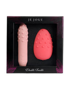 Je Joue - Cadeauset Double Trouble - Bullet Vibrator & Clitoris Vibrator - Roze/Koraal-Erotiekvoordeel.nl