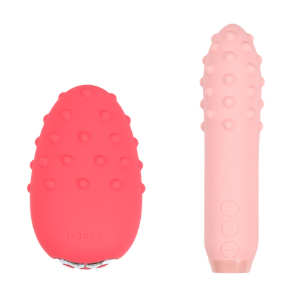Je Joue - Cadeauset Double Trouble - Bullet Vibrator & Clitoris Vibrator - Roze/Koraal-Erotiekvoordeel.nl