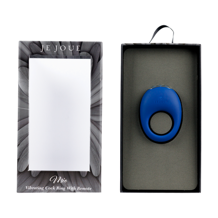 Je Joue - Mio - Vibrerende Cockring met Afstandsbediening - Blauw-Erotiekvoordeel.nl