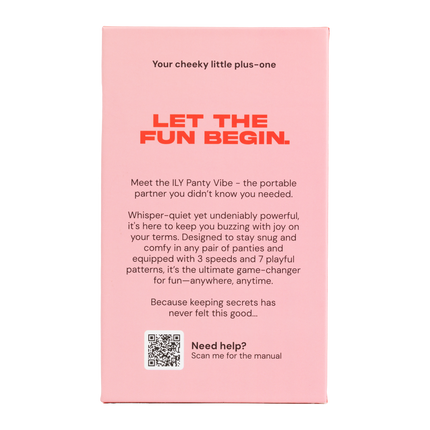 ILY - The Panty Vibe - Pantyvibrator met Afstandsbediening - Roze