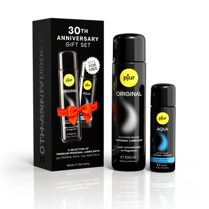 Pjur 30th Anniversary Cadeauset – Original 100 ml & Aqua 30 ml-Rimbastore.com