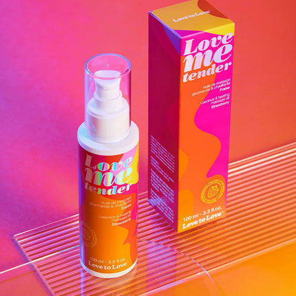 Love to Love - Love me Tender - Wärmendes Massageöl - Strawberry - 100 ml