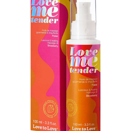 Love to Love - Love me Tender - Wärmendes Massageöl - Strawberry - 100 ml