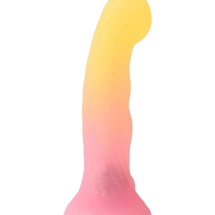 Love to Love - Sugar Bomb - Dildo met LED Verlichting - Roze/Geel-Erotiekvoordeel.nl