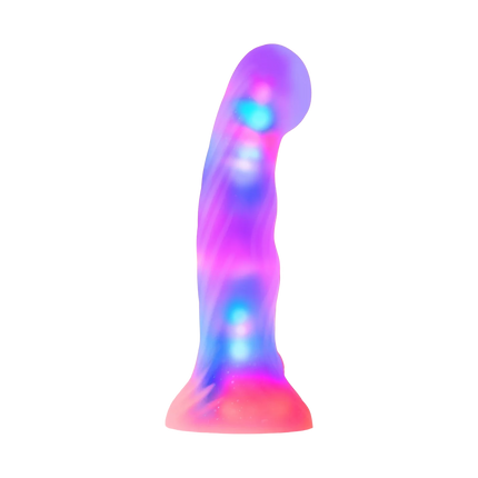 Love to Love - Sugar Bomb - Dildo met LED Verlichting - Roze/Geel-Erotiekvoordeel.nl