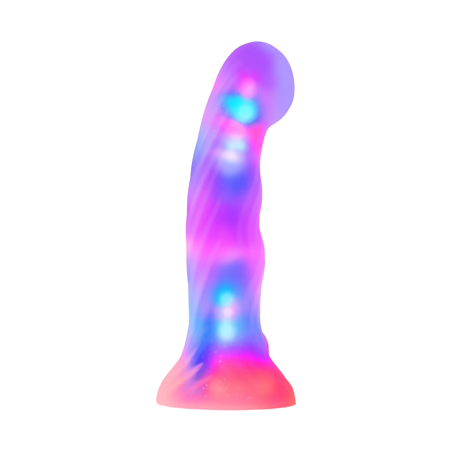 Love to Love - Sugar Bomb - Dildo met LED Verlichting - Roze/Geel-Erotiekvoordeel.nl