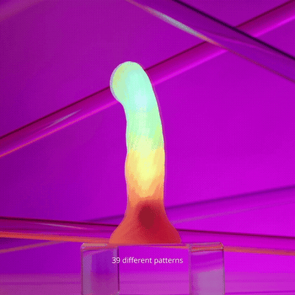 Love to Love - Sugar Bomb - Dildo met LED Verlichting - Roze/Geel-Erotiekvoordeel.nl