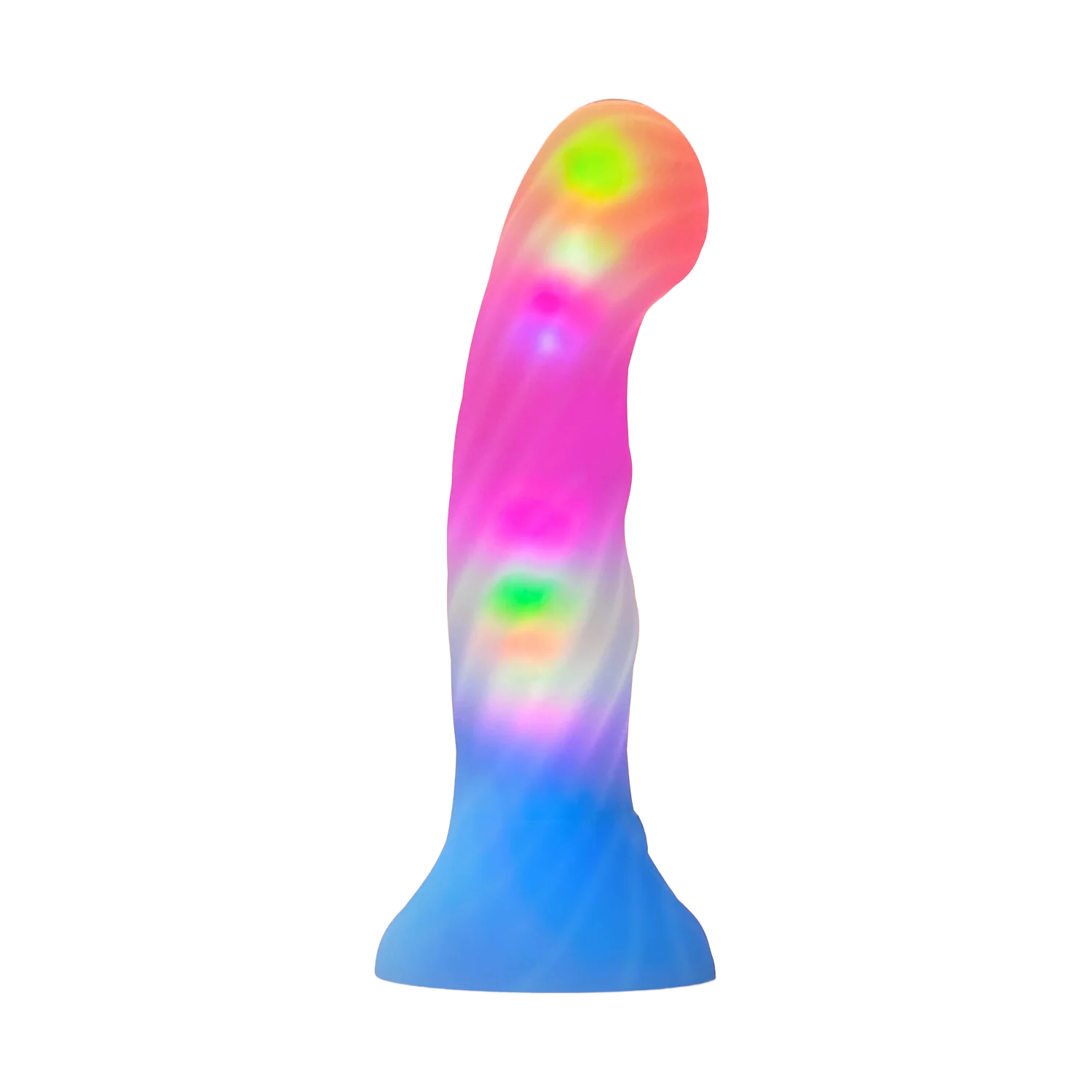 Love to Love - Candy Loop - Dildo met LED Verlichting - Blauw/Roze-Erotiekvoordeel.nl