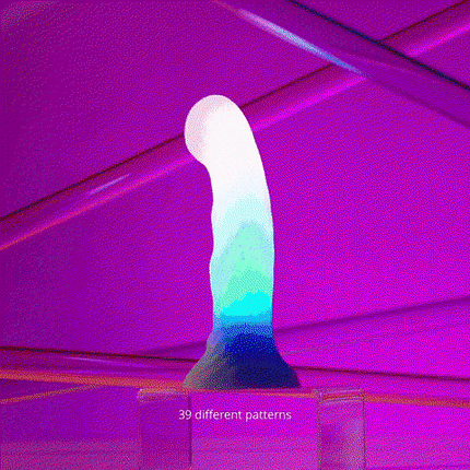 Love to Love - Candy Loop - Dildo met LED Verlichting - Blauw/Roze-Erotiekvoordeel.nl