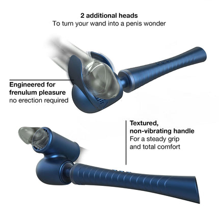 ManWan - Man.Wand Edgy - Wand Vibrator voor Haar & Hem - Stellar Blue-Rimbastore.com