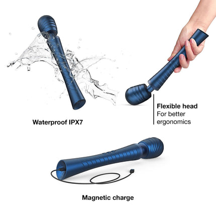 ManWan - Man.Wand Edgy - Wand Vibrator voor Haar & Hem - Stellar Blue-Rimbastore.com
