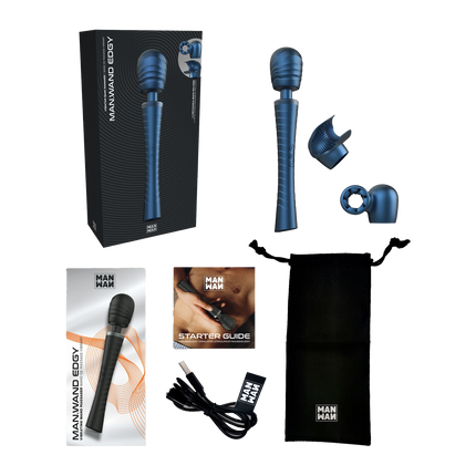 ManWan - Man.Wand Edgy - Wand Vibrator voor Haar & Hem - Stellar Blue-Rimbastore.com