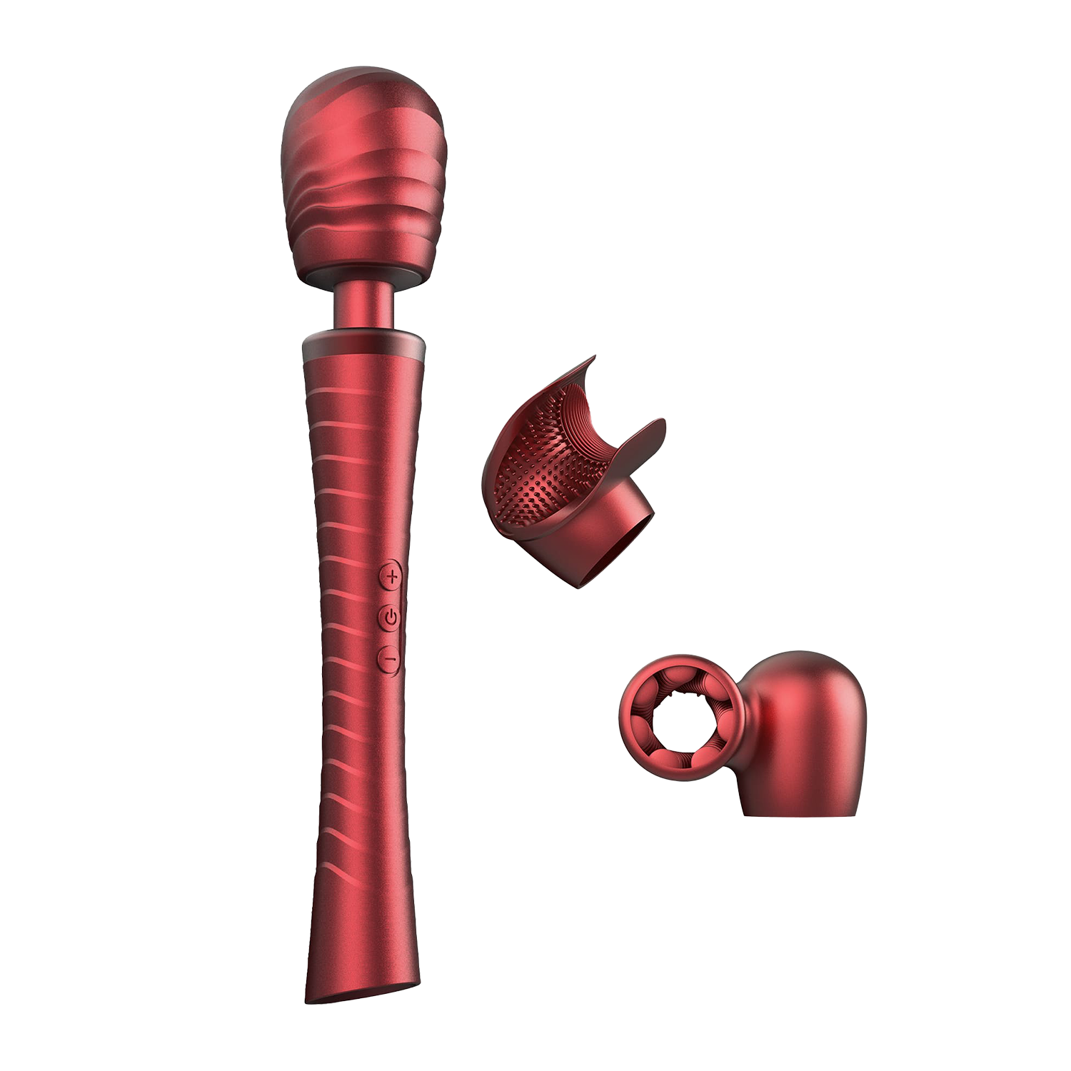 ManWan - Man.Wand Edgy - Wand Vibrator voor Haar & Hem - Red Velvet-Rimbastore.com