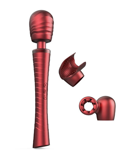ManWan - Man.Wand Edgy - Wand Vibrator voor Haar & Hem - Red Velvet-Rimbastore.com
