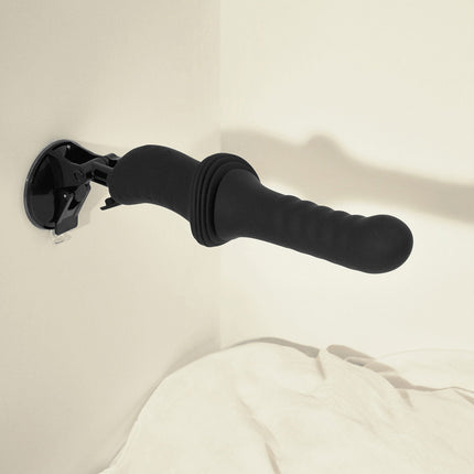 Dorcel - Deep Orgasm - Stotende Vibrator - Verwarmend - Met Zuignap - Zwart-Rimbastore.com
