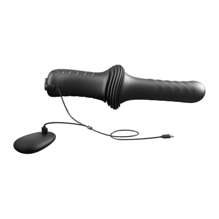 Dorcel - Deep Orgasm - Stotende Vibrator - Verwarmend - Met Zuignap - Zwart-Rimbastore.com