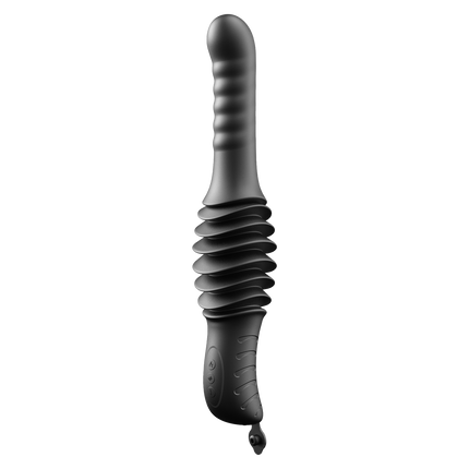Dorcel - Deep Orgasm - Stotende Vibrator - Verwarmend - Met Zuignap - Zwart-Rimbastore.com