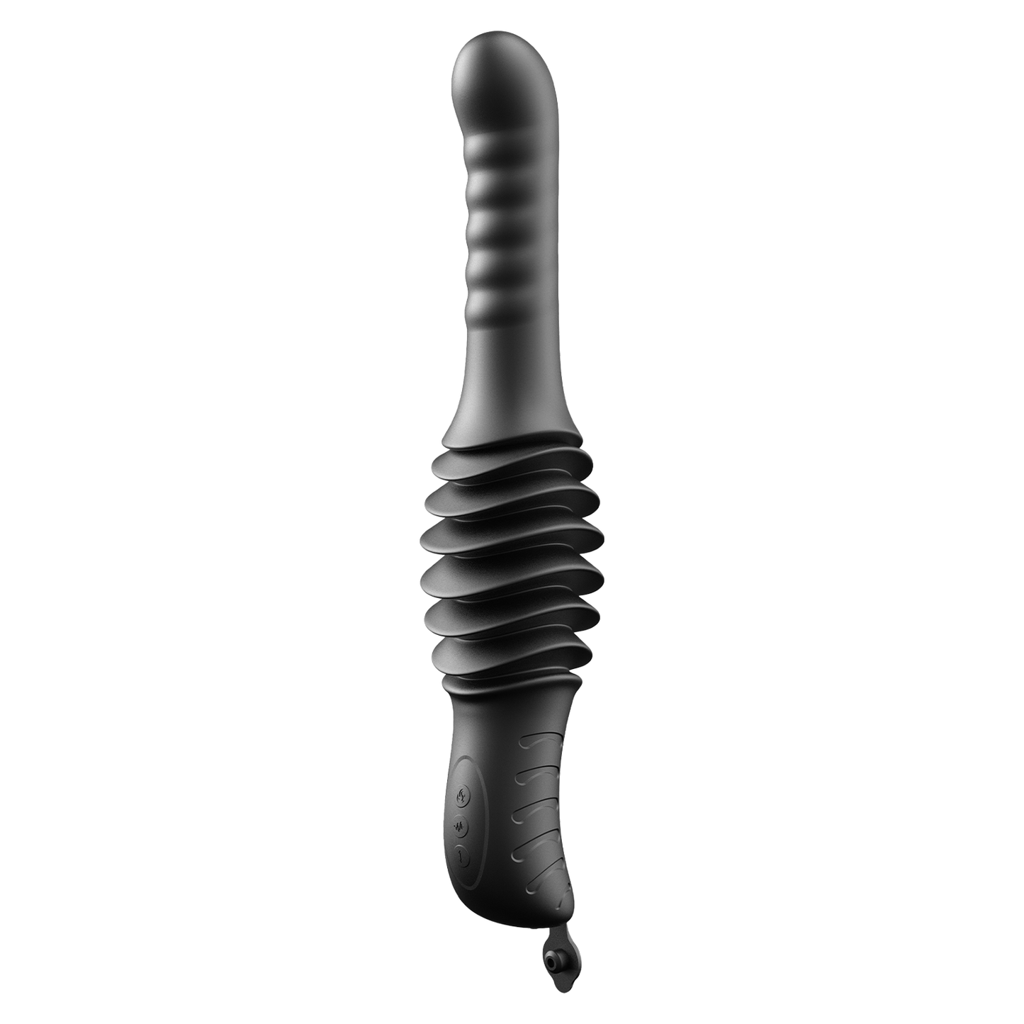 Dorcel - Deep Orgasm - Stotende Vibrator - Verwarmend - Met Zuignap - Zwart-Rimbastore.com