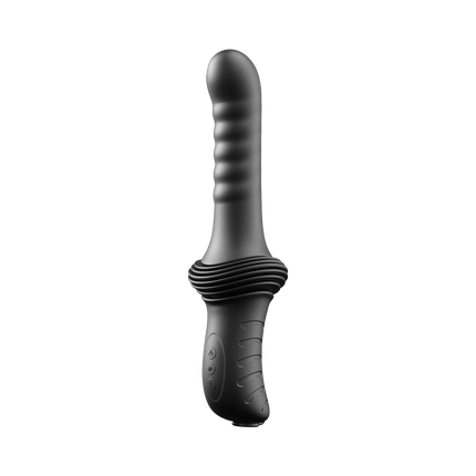Dorcel - Deep Orgasm - Stotende Vibrator - Verwarmend - Met Zuignap - Zwart-Rimbastore.com