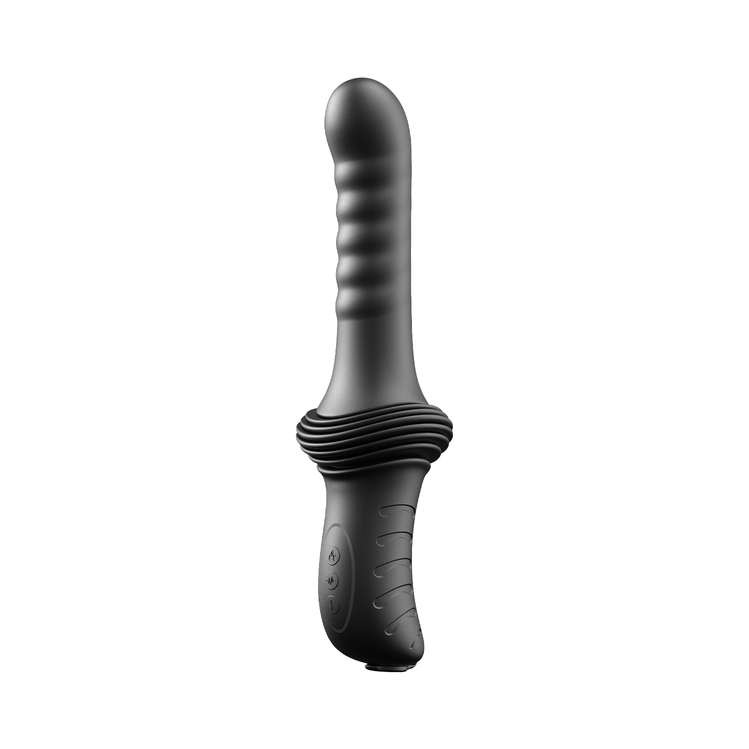 Dorcel - Deep Orgasm - Stotende Vibrator - Verwarmend - Met Zuignap - Zwart-Rimbastore.com