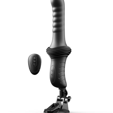 Dorcel - Deep Orgasm - Stotende Vibrator - Verwarmend - Met Zuignap - Zwart-Rimbastore.com