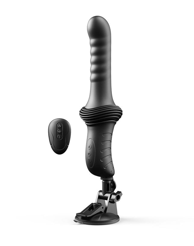 Dorcel - Deep Orgasm - Stotende Vibrator - Verwarmend - Met Zuignap - Zwart-Rimbastore.com
