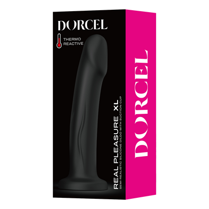 Dorcel - Real Pleasure - Stijlvolle Siliconen Dildo - Zwart-Erotiekvoordeel.nl