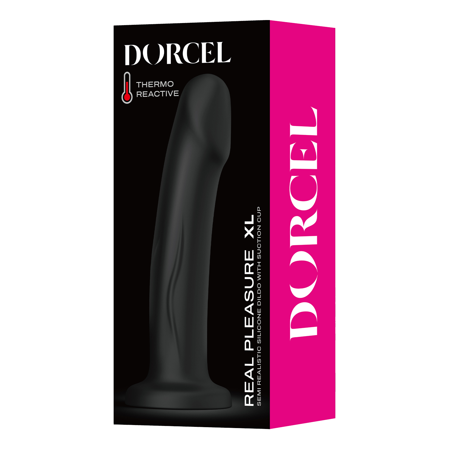 Dorcel - Real Pleasure - Stijlvolle Siliconen Dildo - Zwart-Erotiekvoordeel.nl