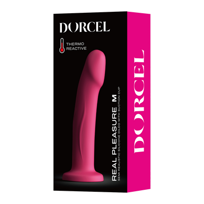 Dorcel - Real Pleasure - Stijlvolle Siliconen Dildo - Roze-Erotiekvoordeel.nl