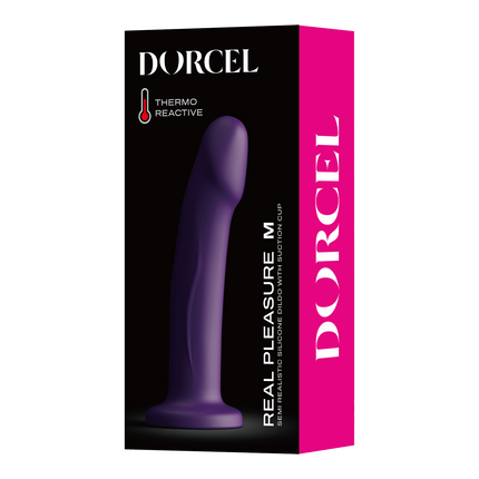 Dorcel - Real Pleasure - Stijlvolle Siliconen Dildo - Paars-Erotiekvoordeel.nl