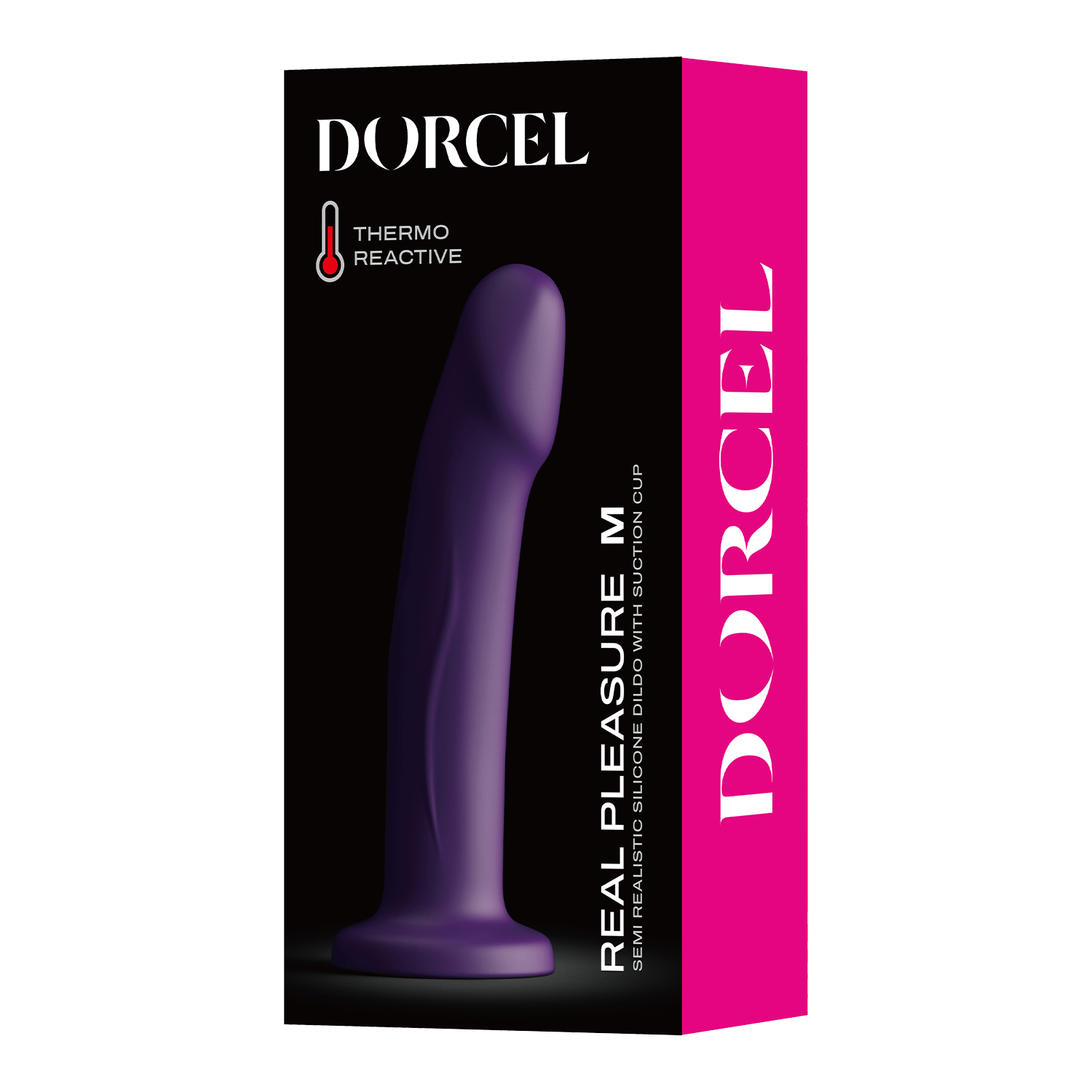 Dorcel - Real Pleasure - Stijlvolle Siliconen Dildo - Paars-Erotiekvoordeel.nl