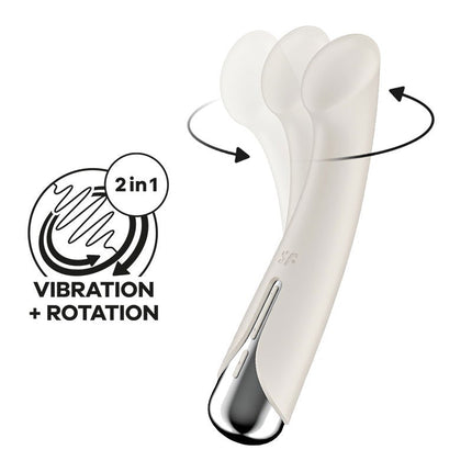 Satisfyer - Spinning G-Spot 1 - Vibrating and Rotating G-Spot Vibrator - Beige