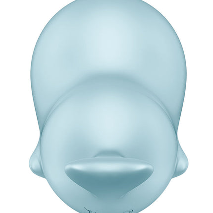 Satisfyer - Sassy Seal - Luchtdruk Vibrator - Lichtblauw-Erotiekvoordeel.nl